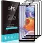 [3 Pack] L K Screen Protector for LG Stylo 6, [Full Cover] [ Easy Installation] Scratch-resistant, Bubble Free (Black)