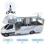 Cell Phone Signal Booster for RV, Motorhome, Truck, Bus, Boat or Small House - Band 12/13/17 700MHz Cellular Repeater Boosts 4G LTE Data & Volte Signal Amplifier for Verizon AT&T in RV