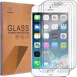 Mr.Shield [Tempered Glass] Screen Protector For iPhone 6 / iPhone 6S / iPhone 7 / iPhone 8 [3-Pack] Screen Protector