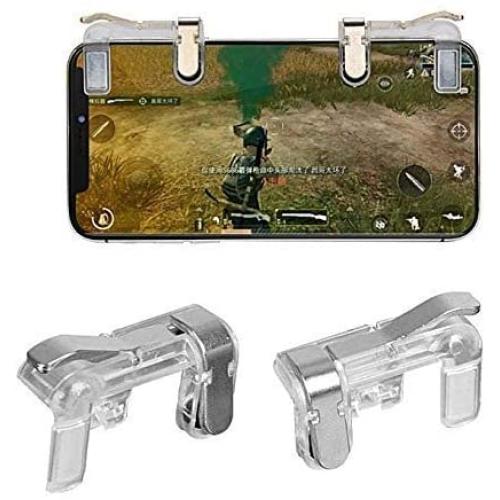 A.S.PLATINUM PUBG Mobile Game Controller Sensitive Fire Shooting Aim Gaming Trigger Buttons with Carrying Case for Android, iOS Smartphone - 1Pair