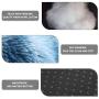 NOYAL Donut Dog Cat Bed, Soft Plush Pet Cushion, Anti-Slip Machine Washable Self-Warming Pet Bed - Improved Sleep for Cats Small Medium Dogs (Multiple Sizes)