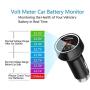 Palumma 24W/4.8A Dual USB Car Charger, 12V to USB Outlet with Cigarette Lighter Voltage Meter LED/LCD Display Battery Low Voltage Warning (Black) Palumma 24W/4.8A Dual USB Car Charger, 12V to USB Outlet with Cigarette Lighter Voltage Meter LED/LCD Display Battery Low Voltage Warning (Black)