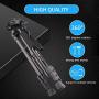 UBeesize 60-inch Camera Tripod, 5kg/11lb Load TR60 Load Portable Lightweight Aluminum Travel Tripod with Carry Bag & Bluetooth Remote, for DSLR SLR Cameras Compatible with iPhone & Android Phone