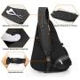 NEVO RHINO Sling Bag Waterproof Large Shoulder Chest Laptop Bagpack Men Women Riding/Running/Travel Hiking Daypack Crossbody