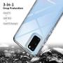 Samsung Galaxy S20 Case Clear 6.2 inch 2020, FLOVEME 3 in 1 Hybrid Duty Shockproof Protection Samsung S20 Case Armor Tough Basic Phone Case for Samsung S20 5G Case Cover Accessories for girls and boys