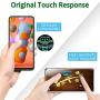 QHOHQ Screen Protector for Samsung Galaxy A11/Galaxy M11, [3 Pack] Tempered Glass Film, 9H Hardness - 2.5D Edge - No Bubbles - Anti-Fingerprint - Anti-Scratch