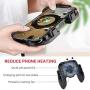 4 Trigger Mobile Game Controller with Cooling Fan for PUBG/Fortnite/Rules of Survival,Gaming Grip and Gaming Joysticks Lightweight Mobile Controller for 4.5-6 inch Phone