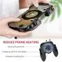 4 Trigger Mobile Game Controller with Cooling Fan for PUBG/Fortnite/Rules of Survival,Gaming Grip and Gaming Joysticks Lightweight Mobile Controller for 4.5-6 inch Phone