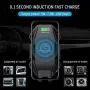 Wireless Car Charger Mount Sensor Auto Clamping 10W Fast Charging Air Vent Phone Holder Compatible with iPhone 11 Pro Max/Xs/Xs Max/XR/X/8/8 Plus, Samsung S10/S10+/S9/S9+/S8 & All Qi Device (Black) Wireless Car Charger Mount Sensor Auto Clamping 10W Fast Charging Air Vent Phone Holder Compatible with iPhone 11 Pro Max/Xs/Xs Max/XR/X/8/8 Plus, Samsung S10/S10+/S9/S9+/S8 & All Qi Device (Black)