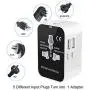 NEWVANGA International Universal All in One Worldwide Travel Adapter Wall Charger AC Power Plug Adapter with Dual USB Charging Ports for USA EU UK AUS European Cell Phone Laptop NEWVANGA International Universal All in One Worldwide Travel Adapter Wall Charger AC Power Plug Adapter with Dual USB Charging Ports for USA EU UK AUS European Cell Phone Laptop