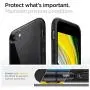 Spigen Ultra Hybrid [2nd Generation] Designed for Apple iPhone SE 2020 Case/Designed for iPhone 8 Case (2017) / Designed for iPhone 7 Case (2016) - Black