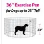 MidWest Homes for Pets Folding Metal Exercise Pen/Pet Playpen MidWest Homes for Pets Folding Metal Exercise Pen/Pet Playpen