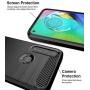Aliruke Case for Moto G Power Case with Tempered Glass Screen Protector[2 Pack], Slim Shockproof TPU Bumper Cover Flexible Lightweight Protective Phone Case for Motorola Moto G Power 2020, Black
