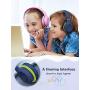 Mpow CH6S Kids Headphones with Microphone Over-Ear/On-Ear, HD Sound Sharing Function Headphones for Children Boys Girls, Volume Limited Safe 85dB/94dB Foldable Headset w/Mic for School/PC/Cellphone