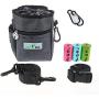 PET N PET Dog Treat Training Pouch-3 Ways to Wear Dog Treat Pouch with Built-in Poop Bag Dispenser-(3 Rolls Rainbow Poop Bags Included)