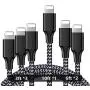 iPhone Charger,Aqualief Lightning Cable 3/3/3/6/6/10FT 6Pack Nylon Braided USB Charging Cable Compatible with iPhone 11/11 Pro Max/XS MAX/XR/XS/X/8/7/Plus/6S/iPad iPhone Charger,Aqualief Lightning Cable 3/3/3/6/6/10FT 6Pack Nylon Braided USB Charging Cable Compatible with iPhone 11/11 Pro Max/XS MAX/XR/XS/X/8/7/Plus/6S/iPad