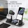Wireless Charger Stand, CEREECOO 4 in 1 Wireless Charging Station Dock Compatible with iPhone 11/11pro/Xr/Xs/X/Max/8/8Plus/7/6/6s/5 Apple Watch5/4/3 AirPods/Airpods Pro (iWatch Charger Required)