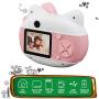 Kids Camera, le-Idea Digital Camera for Kids Gifts, 2.0 inch IPS Screen with 16GB SD Card, Rechargeable 1080P HD Video and Shockproof Camera for 3-10 Year Old Girls & Boys, 2020 Upgraded (Pink)