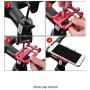 XOSS Phone Support for Mountain Bike Bicycle Handlebar Cellphone Holder Aluminium Alloy Adjustable Mobile Phone Mount for Highway Vehicles (Green)