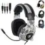 Camouflage Gaming Headset with Microphone Sa818 Stereo Headphones for Ps4 Pc Mac Mobile Phone New One Laptop Game Camouflage Gaming Headset with Microphone Sa818 Stereo Headphones for Ps4 Pc Mac Mobile Phone New One Laptop Game