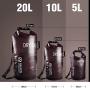 OutdoorMaster Dry Bag -Waterproof Bag Compression Sack with 2 Cell Phone Cases -Kayak Accessories Waterproof Backpack for The Beach, Boating, Fishing, Kayaking, Swimming, Rafting