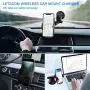 LETSCOM Wireless Car Charger,15W Qi Fast Charging Car Mount Charger Auto-Clamping Windshield Dashboard Air Vent Phone Holder Compatible with iPhone 11Pro/Max/XR/11/X/8, Samsung S10/S10+/S9/S9+/S8/S8+