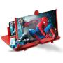 M&N 12’’ Screen Magnifier for Cell Phone, Best Foldable Phone Stand with 3D Magnifier Projector Screen for Movies, Videos, and Gaming| Screen Amplifier – Compatible with All Smartphones. (Red)