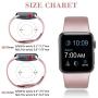 Pack 3 Compatible with Apple Watch Band 38mm 40mm 42mm 44mm, Soft Silicone Band Replacement for Apple iWatch Series 4, Series 3, Series 2, Series 1