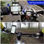PROMEND Bike Phone Mount Holder for Bicycle Motorcycle, Adjustable iPhone Mount Holder Up to 7", Aluminium, Bike Handlebars, Universal Fits for iPhone 11, X, XR, 8 | 8 Plus, Galaxy S10, S9, S8 etc.