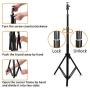 10 LED Selfie Ring Light with Tripod Stand, Patiszen LED Ring Light Set Dimmable 3200-5600K Selfie Ring Light for Selfie, Makeup, Live Stream, YouTube Video