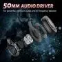 Edifier G2 II Gaming Headset for PC, PS4, USB Wired Gaming Headphones with 7.1 Surround Sound, Noise Canceling Microphone and RGB Light, 50mm Driver, Compatible with Mac, Desktop, Black