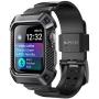 SUPCASE [Unicorn Beetle Pro] Case for Apple Watch 4 / Watch 5 [44mm], Rugged Protective Case with Strap Bands for Apple Watch Series 4 2018 / Series 5 2019 Edition (Black)