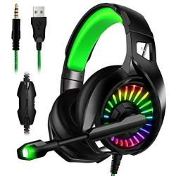 Gaming Headset for PS4, Xbox One,PC,KINGEAR Gaming Headphones with Noise Canceling Microphone