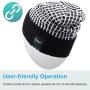 Qshell Outdoor Trendy Bluetooth Slouchy Knit Beanie Hat Cap with Stereo Headphone Headset Earphone Speaker Microphone Hands Free Talking Compatible with iPhone Samsung Android Smartphones - Black
