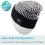 Qshell Outdoor Trendy Bluetooth Slouchy Knit Beanie Hat Cap with Stereo Headphone Headset Earphone Speaker Microphone Hands Free Talking Compatible with iPhone Samsung Android Smartphones - Black