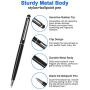 innhom Stylus Pens Stylus Pen for Touch Screens iPad iPhone Tablets Samsung Kindle and Black Ink Ballpoint Pens-2 in 1 Stylists Pens 12 Pack