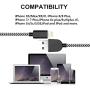 iPhone Charger, Lightning Cables, MFi Certified Cable 6Pack 3FT 3FT 3FT 6FT 6FT 10FT Extra Long Nylon Braided USB Fast Charging& Syncing Cord Compatible with iPhone/XS/XR/X/8/8Plus/7/7Plus/6S and More