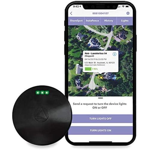 LandAirSea 54 GPS Tracker - USA Manufactured, Waterproof Magnet Mount. Full Global Coverage. 4G LTE Real-Time Tracking for Vehicle, Asset, Fleet, Elderly and more. Subscription is required.