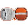 Bright Orange Protective Case for Bose SoundLink Micro Bluetooth Speaker, Best Color and Shape Matching, Featured Secure and Easy Pulling Out Strap Design, Mesh Pocket for Cable and accessorie