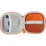 Bright Orange Protective Case for Bose SoundLink Micro Bluetooth Speaker, Best Color and Shape Matching, Featured Secure and Easy Pulling Out Strap Design, Mesh Pocket for Cable and accessorie