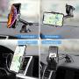 Phone Car Holder Mount - RAXFLY Windshield/Air Vent/Dashboard Cell Car Phone Holder for Car 360 Degree Rotation Universal Suction Mount Stand Compatible with iPhone 11 Samsung S20 Plus All Smartphones