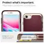 Spigen Neo Hybrid Designed for Apple iPhone SE 2020 Case/Designed for iPhone 8 Case (2017) / Designed for iPhone 7 Case (2016) - Burgundy