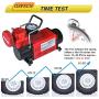 GSPSCN Portable 12V Air Compressor Pump, 150PSI Red Tire Inflator, Heavy Duty Auto Air Pump,for Car, Truck, RV, ATV, MPV,Lawn Mower and Other Inflatables