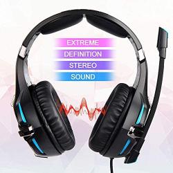 Gaming Headset Wired 3.5mm SA822 Headphone for One/PS4/PC/Laptop/iPad/Computer/Mobile Phone