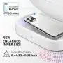 Homecode UV Cleaner & Wireless Charger | 3 in 1 Sterilizing Box for Cell Phone, Jewelry, Watches, Glasses | Portable UV-С Light Smartphone Sanitizer | USA & EA Certificated Homecode UV Cleaner & Wireless Charger | 3 in 1 Sterilizing Box for Cell Phone, Jewelry, Watches, Glasses | Portable UV-С Light Smartphone Sanitizer | USA & EA Certificated