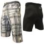 The Enduro - Men’s MTB Off Road Cycling Shorts Bundle with ClickFast Padded Undershorts with Coolmax Technology