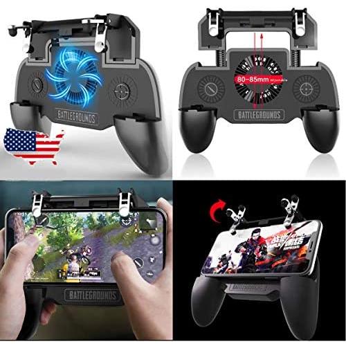RONSHIN Gamepad Controller-Pubg Mobile Phone Game Controller Joystick Cooling Fan Gamepad for Android iOS Gifts for Men