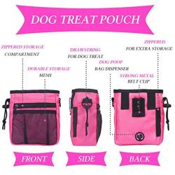 STMK Dog Training Kit, Dog Treat Pouch, Puppy Training Treat Pouch, Dog Collapsible Bowl, Dog Whistle, Dog Clicker, Ideal for Dog Walking, Dog Training, Puppy Training