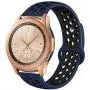 Compatible with Samsung Galaxy Watch Active 40mm/Galaxy Watch 42mm Bands Sets, 20mm Breathable Silicone Strap Sports Replacement Wristband for Galaxy Watch Active 40mm (Midnight Blue-Black) Compatible with Samsung Galaxy Watch Active 40mm/Galaxy Watch 42mm Bands Sets, 20mm Breathable Silicone Strap Sports Replacement Wristband for Galaxy Watch Active 40mm (Midnight Blue-Black)
