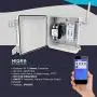 Migro Outdoor Smart Wi-Fi Outlet Box, Heavy Duty 50A Resistive 240VAC 40A 10HP Pool Heater, Wireless Pump Control, Timer Switch, Compatible with Smart Phone, Alexa, Google Home, IFTTT UL Listed Migro Outdoor Smart Wi-Fi Outlet Box, Heavy Duty 50A Resistive 240VAC 40A 10HP Pool Heater, Wireless Pump Control, Timer Switch, Compatible with Smart Phone, Alexa, Google Home, IFTTT UL Listed